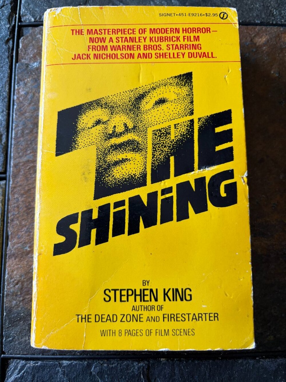 Vintage horror The Shining Stephen King 1978 movie tie-in first Signet printing